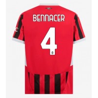 Fotbalové Dres AC Milan Ismael Bennacer #4 Domácí 2024-25 Krátký Rukáv